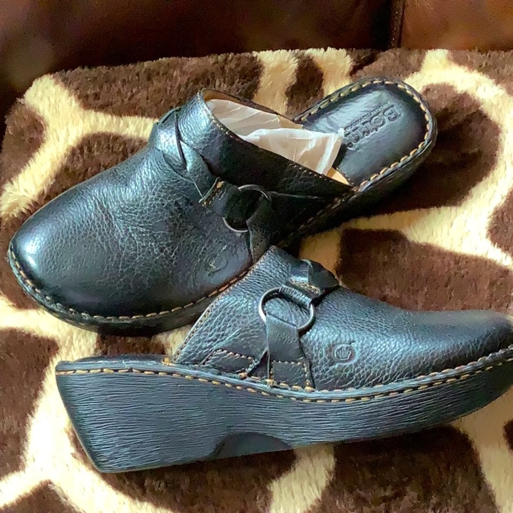 Born Wedge Clog Shoes 10 M